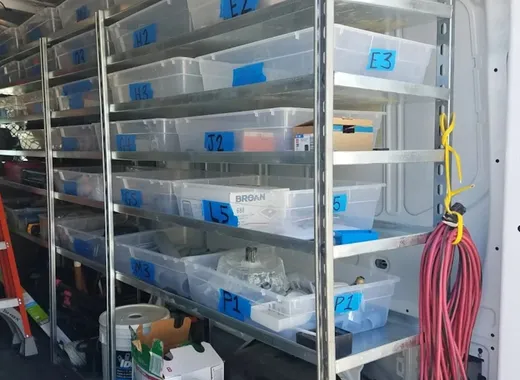 Electronics warehouse and supply environment