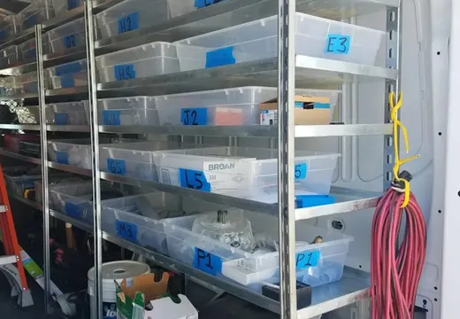Electronics supply and warehouse environment